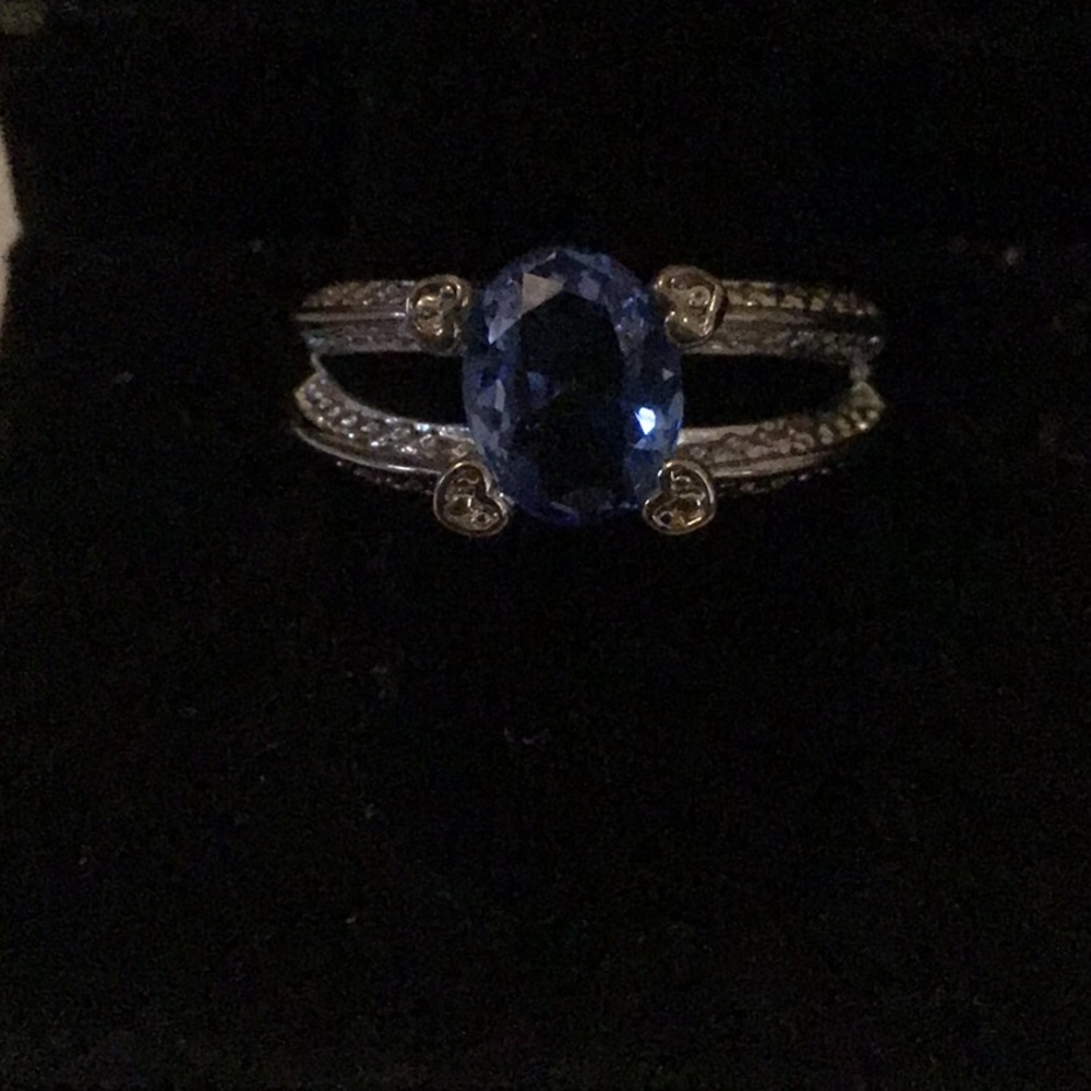 Blue Tanzanite Ring